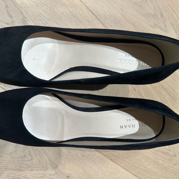 Cole Haan Suede block platform heels - Picture 2 of 6